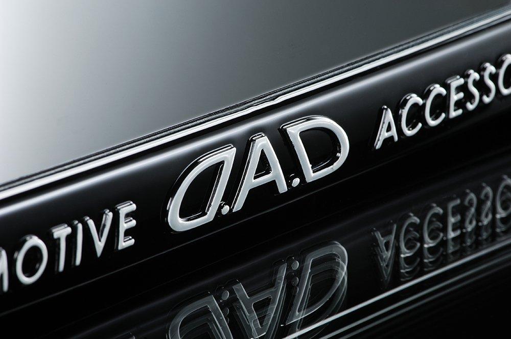Garson DAD Luxury Mirror Type Gloria Black/White HA364-01 D.A.D Rearview Mirror, Room Mirror, Anti-Glare, Wider Field of View, Shatterproof, Car Acces