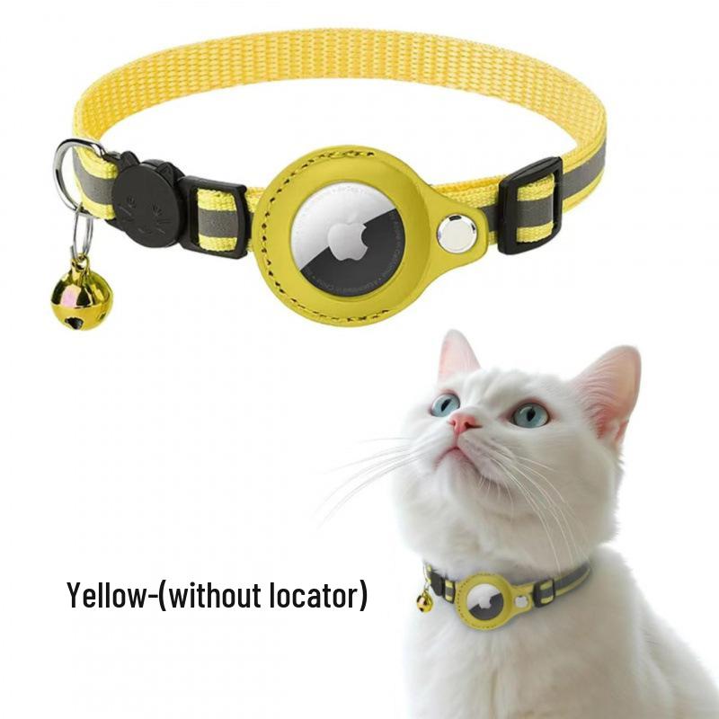 Cross-Border Pet Supplies: Airtag Tracker Collar with Anti-Lost Cat Bell