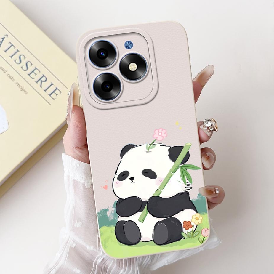 For Tecno Spark 20C Case Spark20 Pro KJ6 Cute Animals Carton Cover Soft TPU Phone Case For Tecno Spark 20 Pro Plus Spark20 Shell