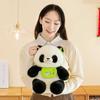 Cute National Treasure Giant Panda Plush Toy Doll Bib Panda Doll Pillow Living Room Ornament Rag Doll Gift