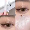 1Pc Glitter Eyeshadow Pen Matte Purple Diamond Eyeliner Pen Waterproof Highlight Brighten Silkworm Makeup Pencil Shiny Eyelids