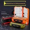 Compact Fishing Gear Storage Box: Lure, Hook, Bait, and Tool Organizer for Rock Fishing