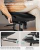 SONGMICS OBN068B01 Ergonomic Adjustable Reclining Office Desk Chair - Front or Back Adjustable Seat - Supports up to 150kg - Ink Black