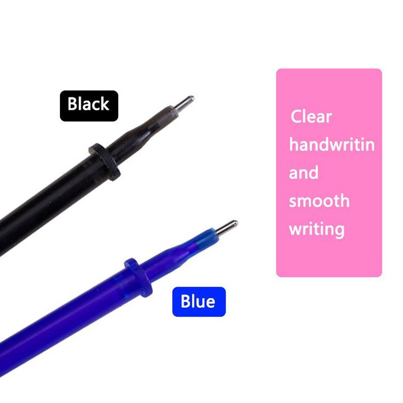 100 Pcs/set Erasable Gel Pen Refill Blue Black and Red Easy-to-erase Pen Refill Water Pen Quick-drying Erasable Pen Refill