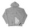 Abla Pudeti Oversized Back Slit Two-Way Zip-Up Hoodie