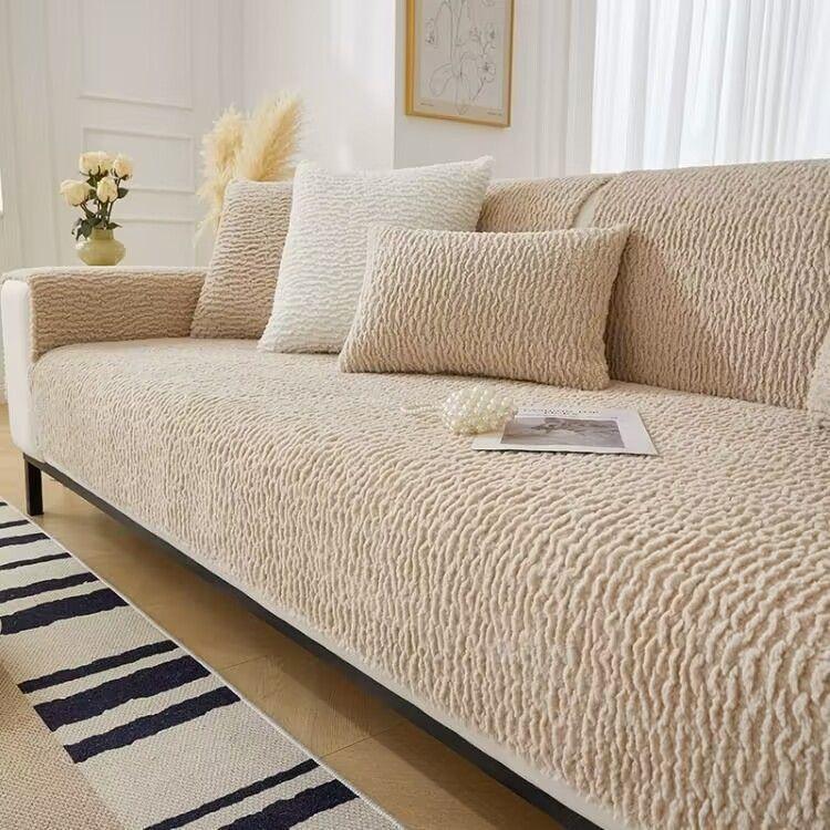 Premium Non-Slip Sofa Cushion Universal Four Seasons Home Back Towel Cushion Anti-Running Comfortable 70*70cm