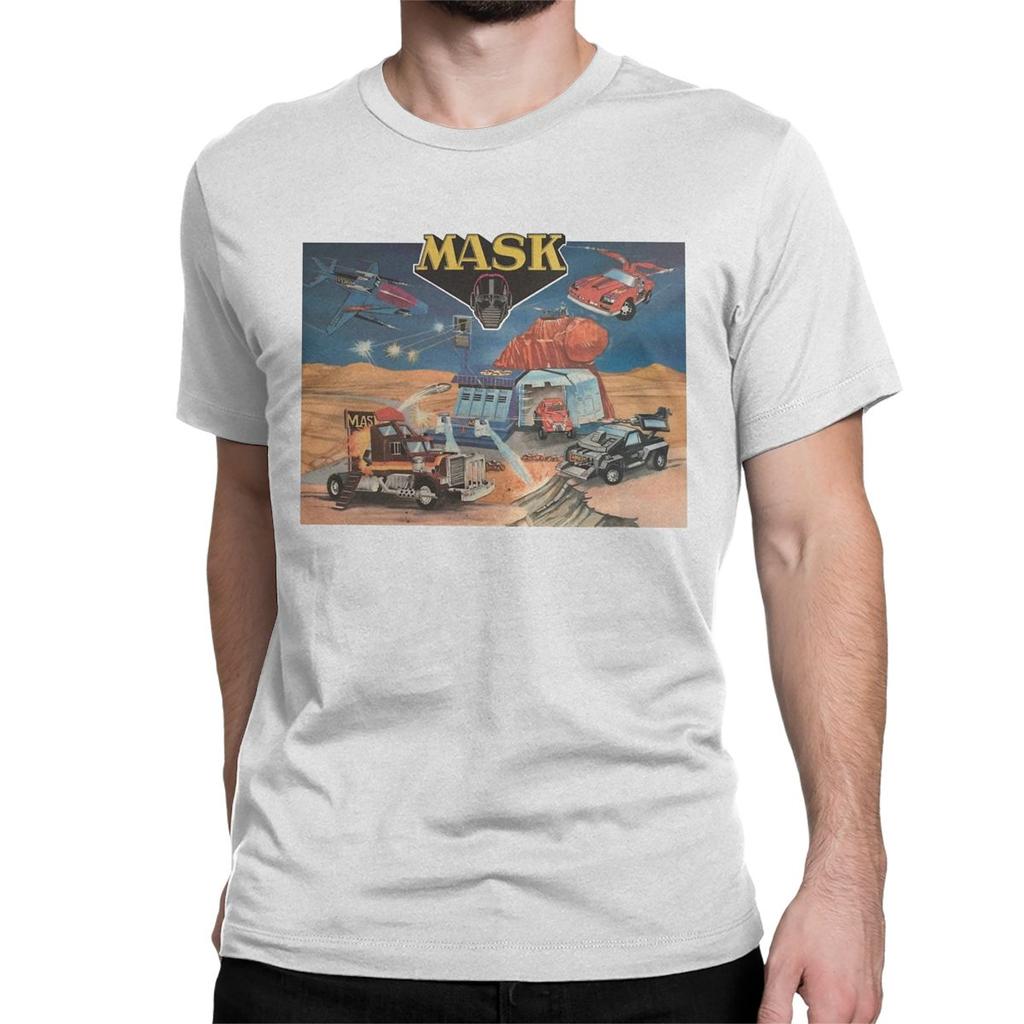 Men Women's T-Shirt MASK Mobile Armored Strike Kommand Pure Cotton Tee Shirt Short Sleeve M.A.S.K. T Shirt O Neck Clothing