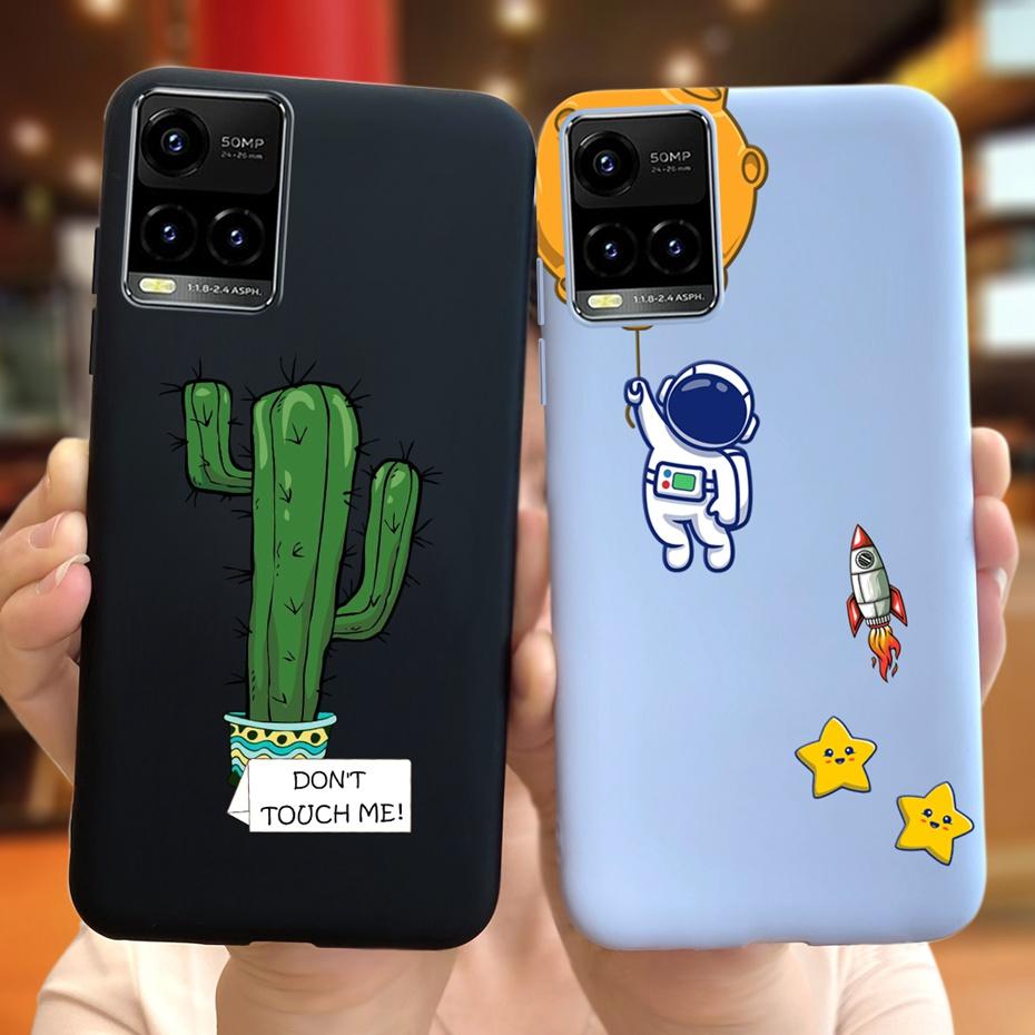 Schöne Silikonhülle Für Vivo Y33s Hülle Handyhülle Vivo Y21 2021 Y21s TPU Stoßfänger Auf Vivo Y33S 4G Y33 S Y21 Y 21S Hülle Fundas