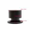 Flushbay Speaker Insulator Alloy Height for Audio Sound Quality Improvement 4-Pack Spikes, + Brass, Adjustable, Speakers, (Black)