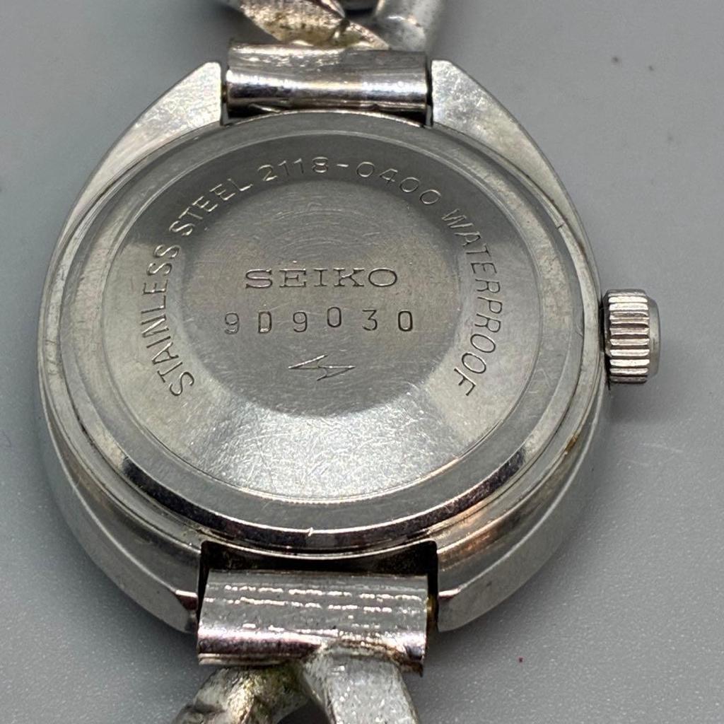 Used Weekend Special SEIKO Ladies Watch, Manual Wind, Silver, 2118-0400