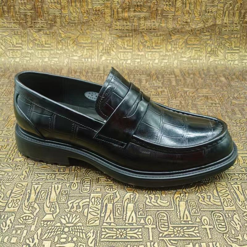

Высококачественные кожаные мокасины мужские кожаные туфли дерби черные коричневые мужские туфли 43 чёрный