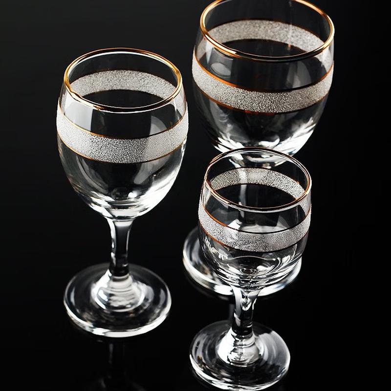 Shangqi R3106 Gold Rim Wine Glass