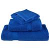 VidaXL Serviettes d'invité de Qualité Supérieure 2 pcs, Draps de Bain, Essuie-mains, Serviette de Visage Salle de Bain, Bleu 137182