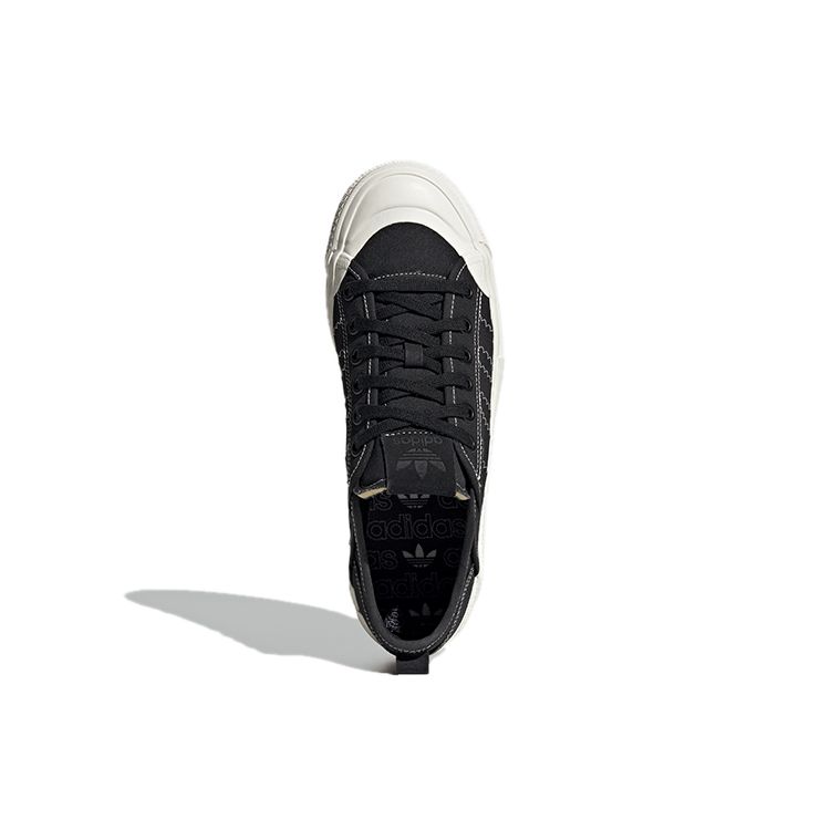 Adidas Originals Nizza Low MFX Canvas Casual Slip-Resistant Durable Low-Top Skate Shoes Unisex Sneaker Black White GX8544