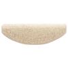 Self Adhesive Stair Protectors Semi Circular 15 Pcs Light Brown