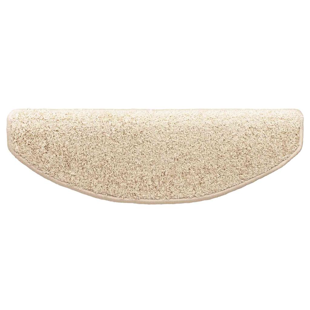 Self Adhesive Stair Protectors Semi Circular 15 Pcs Light Brown