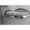 Door Handle Bowl Cover Trim For Honda CRV CR-V 2012 2013 2014 Chrome Car Side Door Handles Cup Frame Covers Accessories
