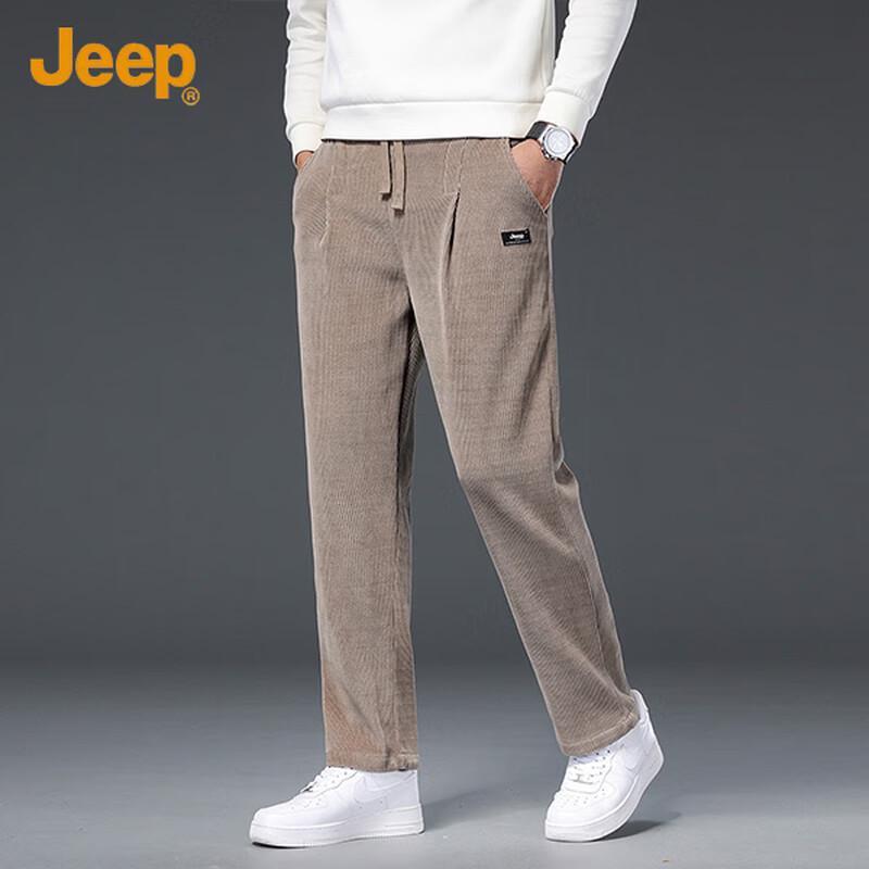 JEEP Men s Premium Corduroy Straight-Leg Casual Pants 3XL