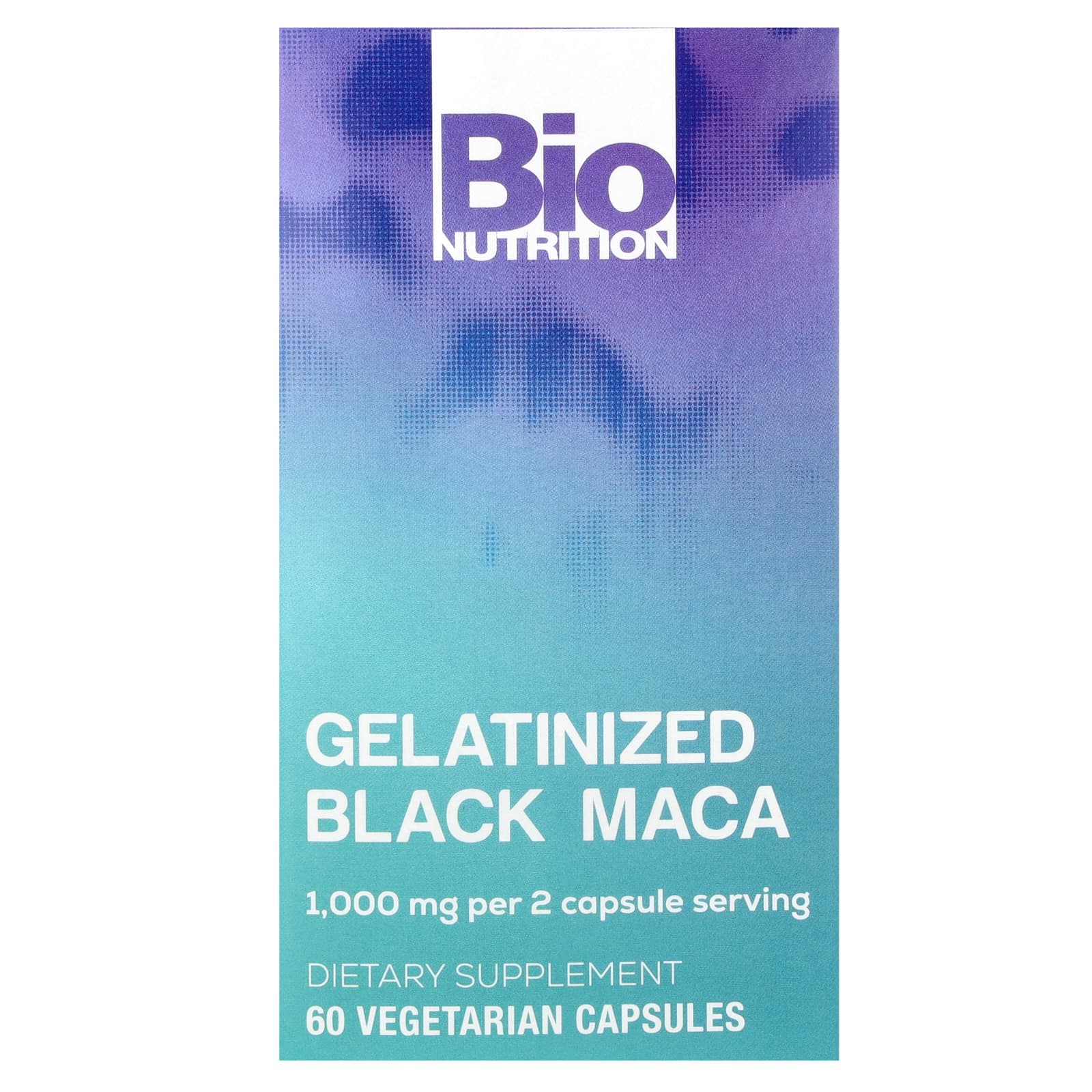 

Gelatinized Black Maca, Veggie Capsules 60 (500Mg per Capsule)