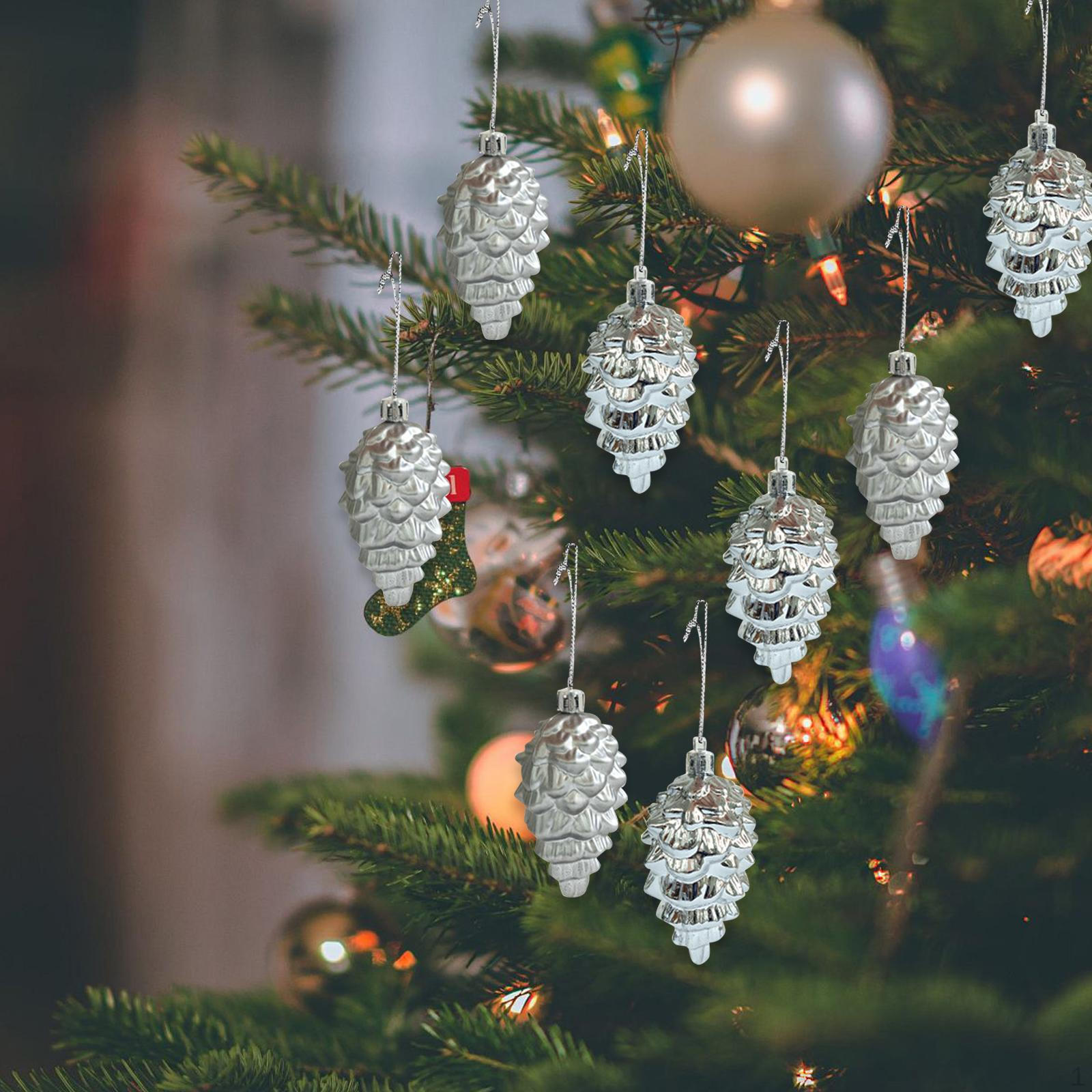 

8 шт. Шишки. Ялинкові прикраси. Прикраси. Шарм. Кулон. Прикраса для весілля срібний