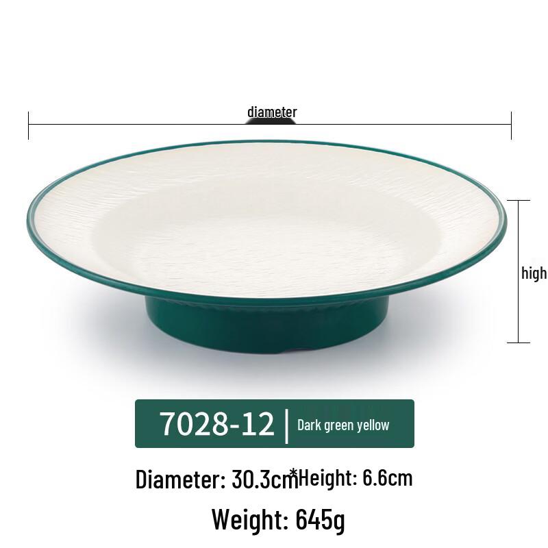 Yicang Creative Japanese Style Melamine High-Foot Serving Plate
