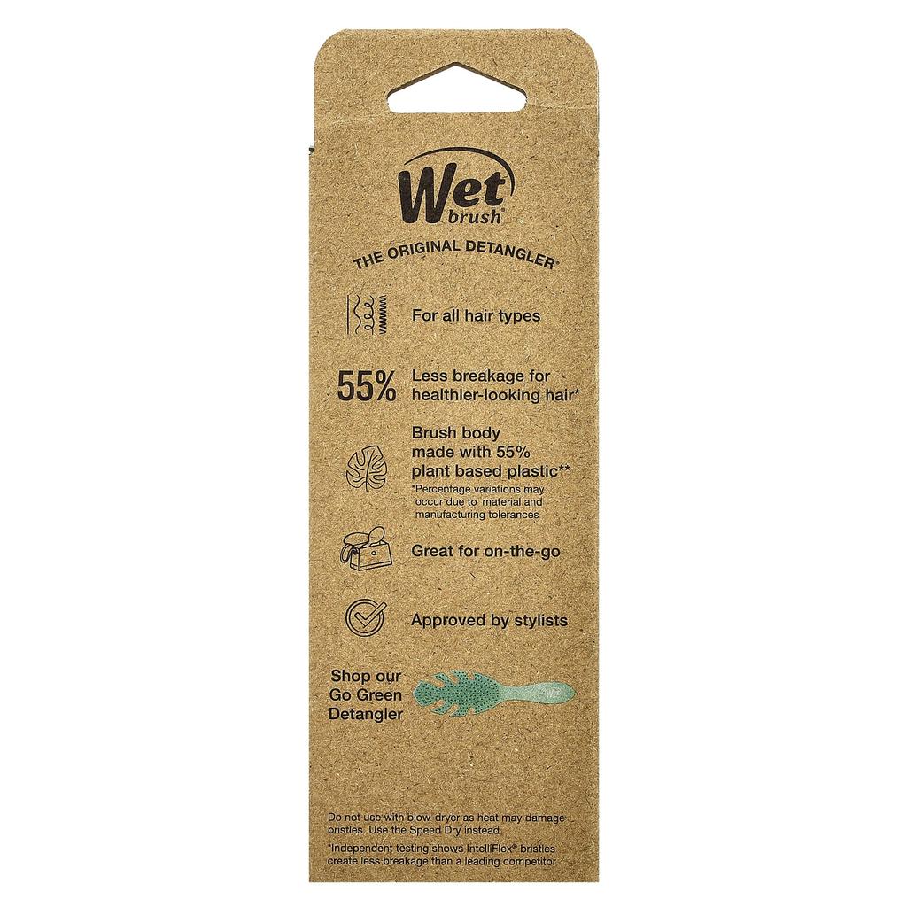 Go Green Mini Detangler, Green, 1 Brush
