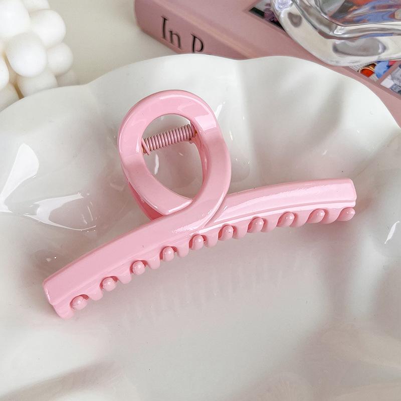 UXSL New Sweet Pink Series Hair Claw Acrylic Hairpin Geometry Barrette Crab Hair Clips Headwear for Womens Girl Hair Accessories