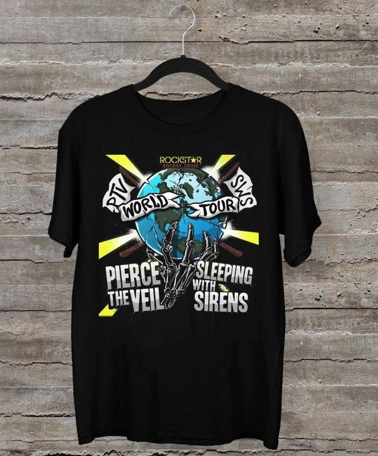 Pierce The Veil and Sleeping With Sirens Tour 2015 Tshirt PNA_318 Unisex T-Shirt L