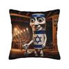 Federa Cuscino Tung Tung Sahur Cartoon Friends Copricuscino Comodo per Sedia Salotto Federe Cuscino Retro Trendy