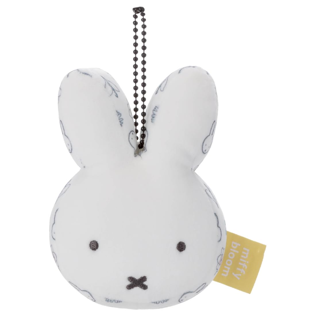 Takara Tomy Arts Bruna Miffy Bloom Ball Chain Mascot Miffy Approximately 12cm Tall (TAKARATOMY A.R.T.S) Mocchi-Mocchi-Style (White)