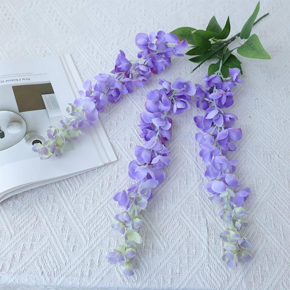 3 Fork Artificial Flower Vine 60cm Long Hanging Rattan Flower  Home Decoration
