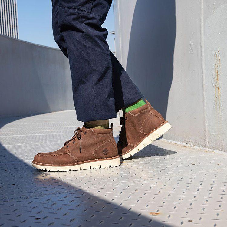 Timberland Westmore Moc Toe Chukka Wide Fit Boot 'Medium Brown Full Grain' A2GQFW