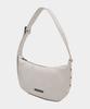 Macoi Flow Contour Minimal Leather Shoulder Bag [Ivory]