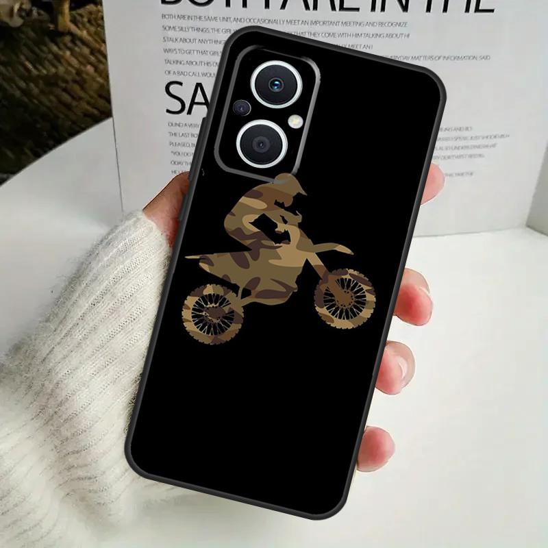 Moto Cross Motorcycle Sports Case For OPPO Reno 8T 4Z 5Z 8 10 11 Pro 4 5 6 7 Lite OPPO Find X6 Pro X3 X2 X5 Lite Cover