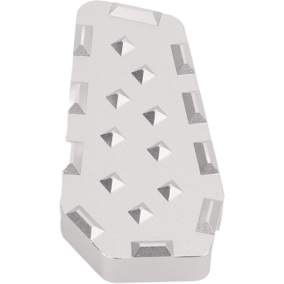 Motorcycle Foot Brake Pad, Fydun Foot Brake Lever Enlarge Pedal Aluminium alloy Rear Brake Extender Pad Extension for S1000XR 2015‑2019(Silver)