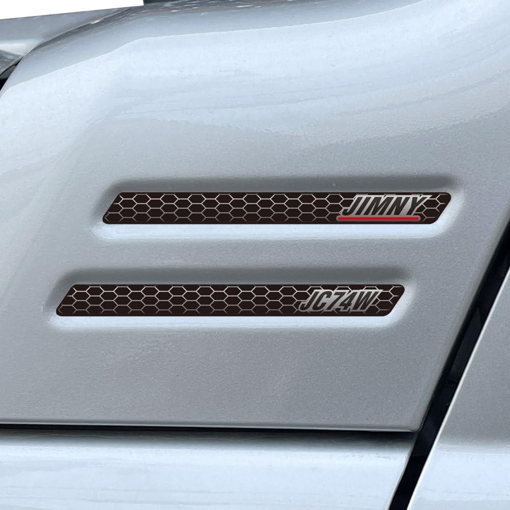 Набор из 4 наклеек SuteKK Dezain KB Jimny Dummy Duct Mesh Print Type для Jimny.