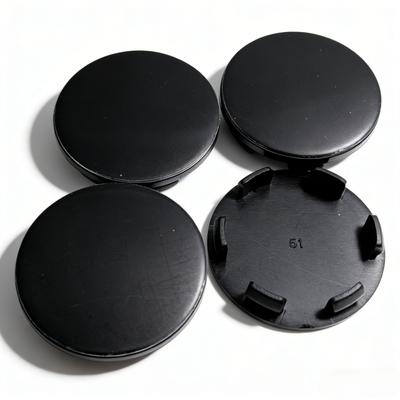 4pcs No Logo Black/Silver Emblem Car Wheel Center Caps 51MM 46MM Wheels Hub Cap Rim Hubcaps Dust Cover Replace Car Accessories