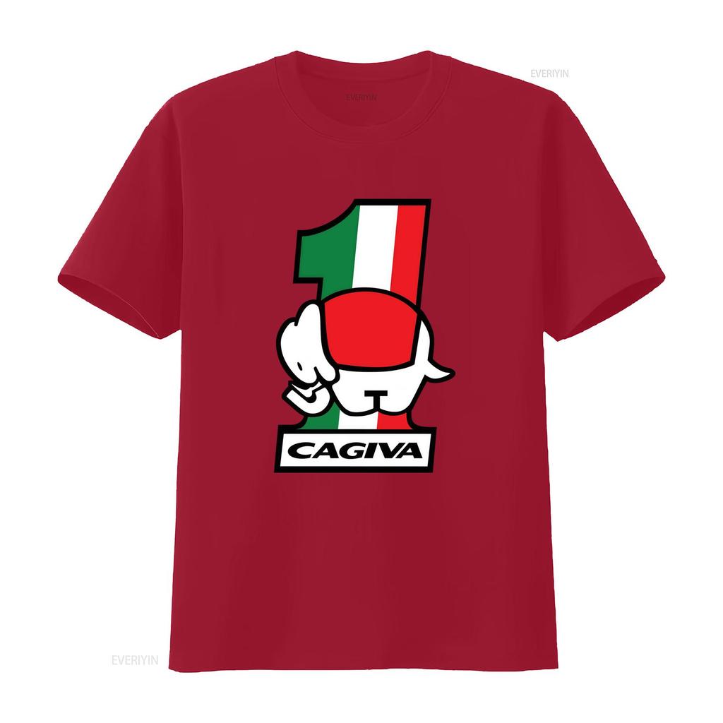 Cagiva Elephant Number 1 Style Motorcycle T Shirt Available in All Sizes vintage Washed Soft Stretched homme streetwear