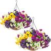 Simulated Flower Basket Decoration Flower Basket Spring Simulated Flower Decoration