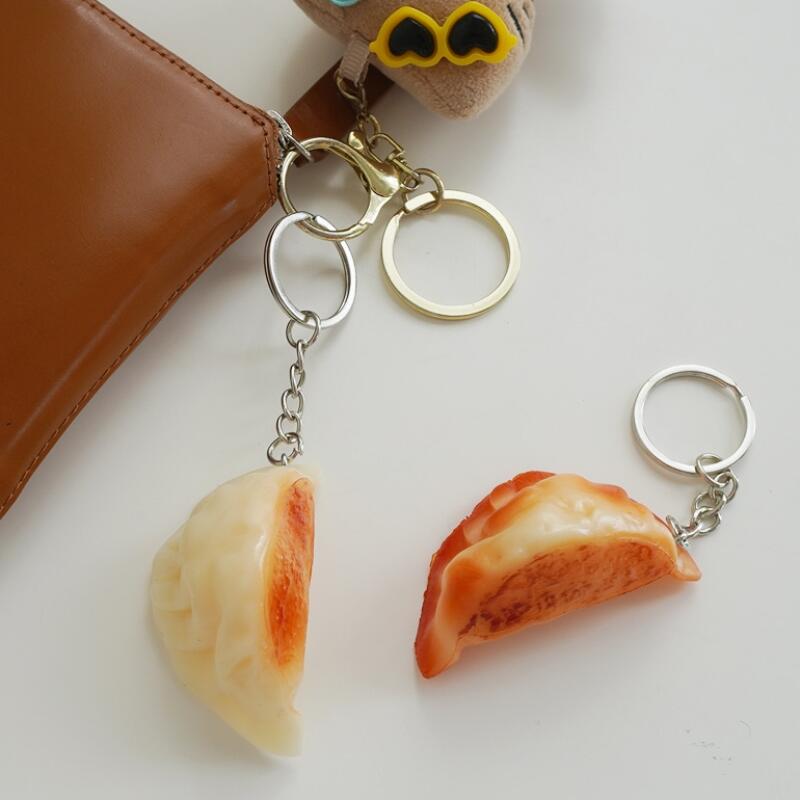 Soft and fluffy dumplings & tangerine keychain (options 3-4)