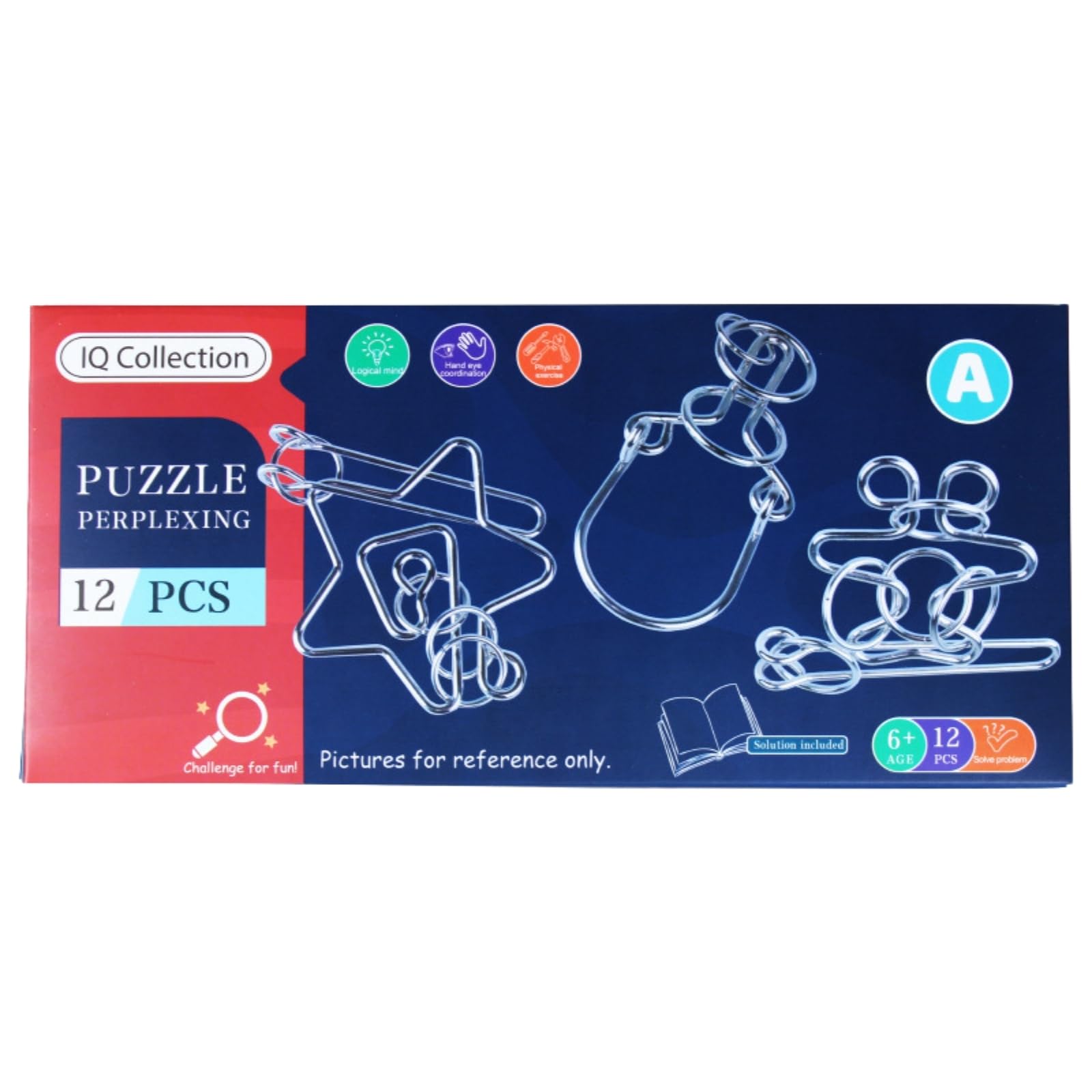 

cocoriko Puzzle Set, High Difficulty, 12 Pieces, for Adults and Children (High Difficulty A)