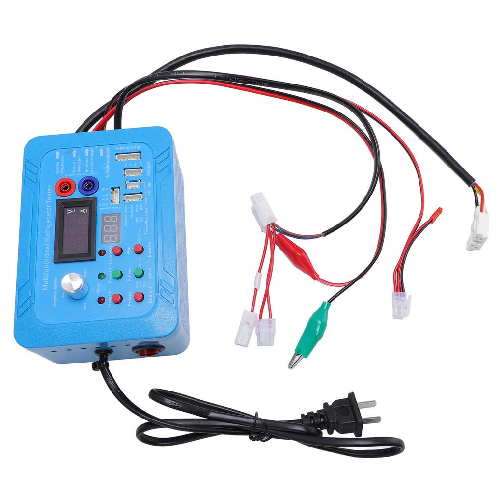 Inverter Refrigerator Tester Variable Frequency Board Testing Instrument Solenoid Valve Repair Tool with Buzzer Warning