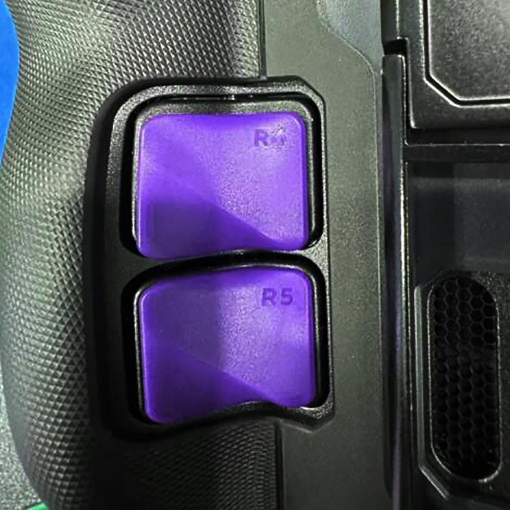 2 Paar (lila) Rückseitige Tastenpads für Steam Deck LCD/OLED-Modelle