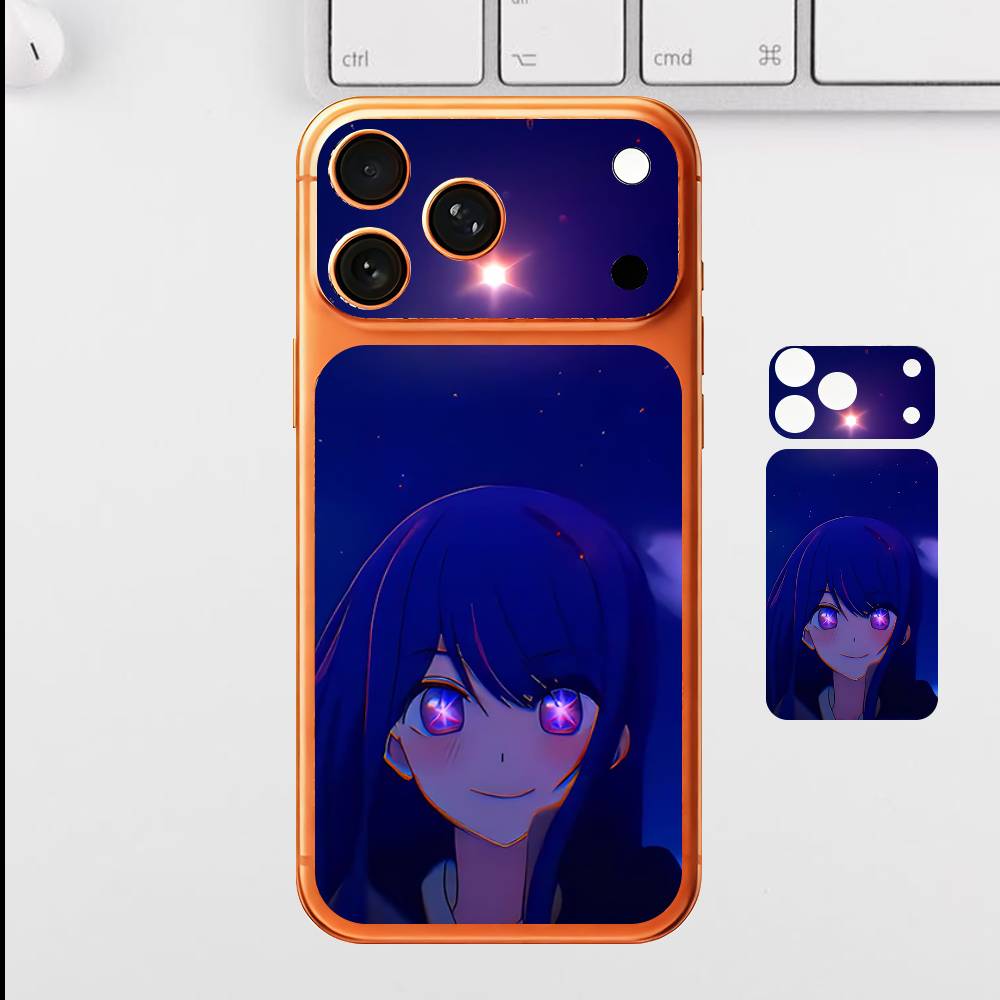 

Аниме H-Hoshino Для iPhone 17 Pro Max Полная задняя крышка Наклейка Wrap Skin Задняя защитная наклейка Пленка iPhone17promax