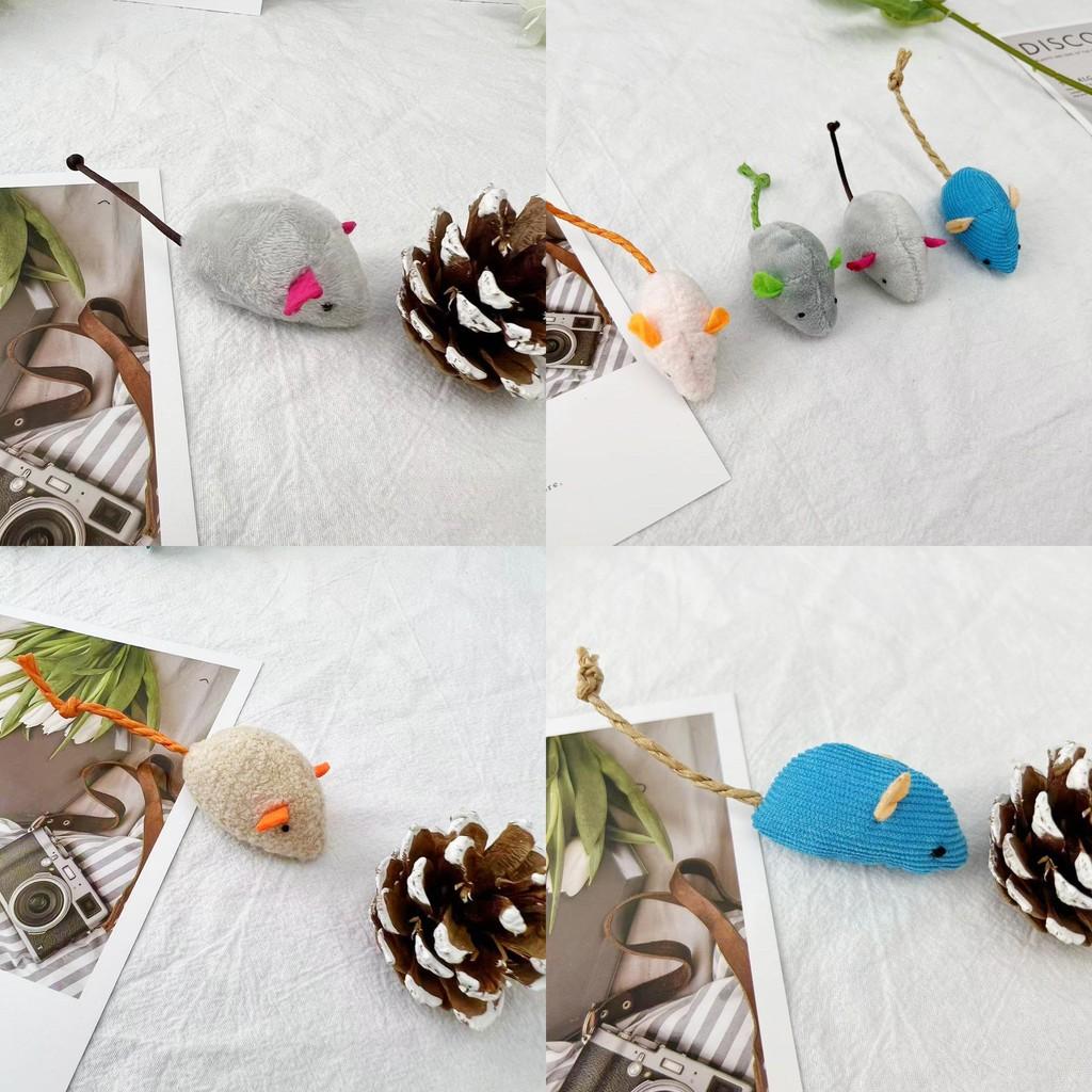 Catnip Mouse Plush Toy With Durable Herbal Chewing Material For Pet Play And Biting