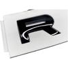 Sports Line 3D Raised Hood and Rear Emblems (RR Bright Black)