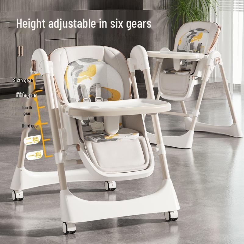 Foldable Multi-Functional Baby High Chair & Recliner