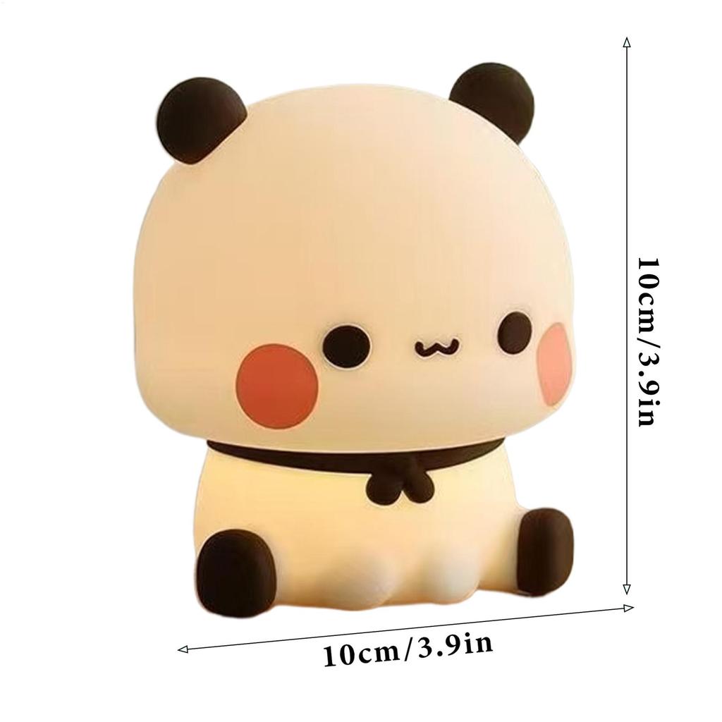 Cute Animal Night Light LED Novelty Night Lamp Silicone Rechargeable Decorative Nightlight For Living Room Decoration