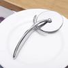 Premium Pizza Peeler Zinc Alloy Smooth Sliding Pizza Cutter Wheel Pizza Slicer With Metal Handle