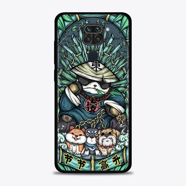 Case For Xiaomi Redmi Note 11 10 9 8 7 Pro Max 9t 8t 9s Cover For Redmi 10 9 8 9c 9a 8a 7a Funny Animal Panda Tiger Art
